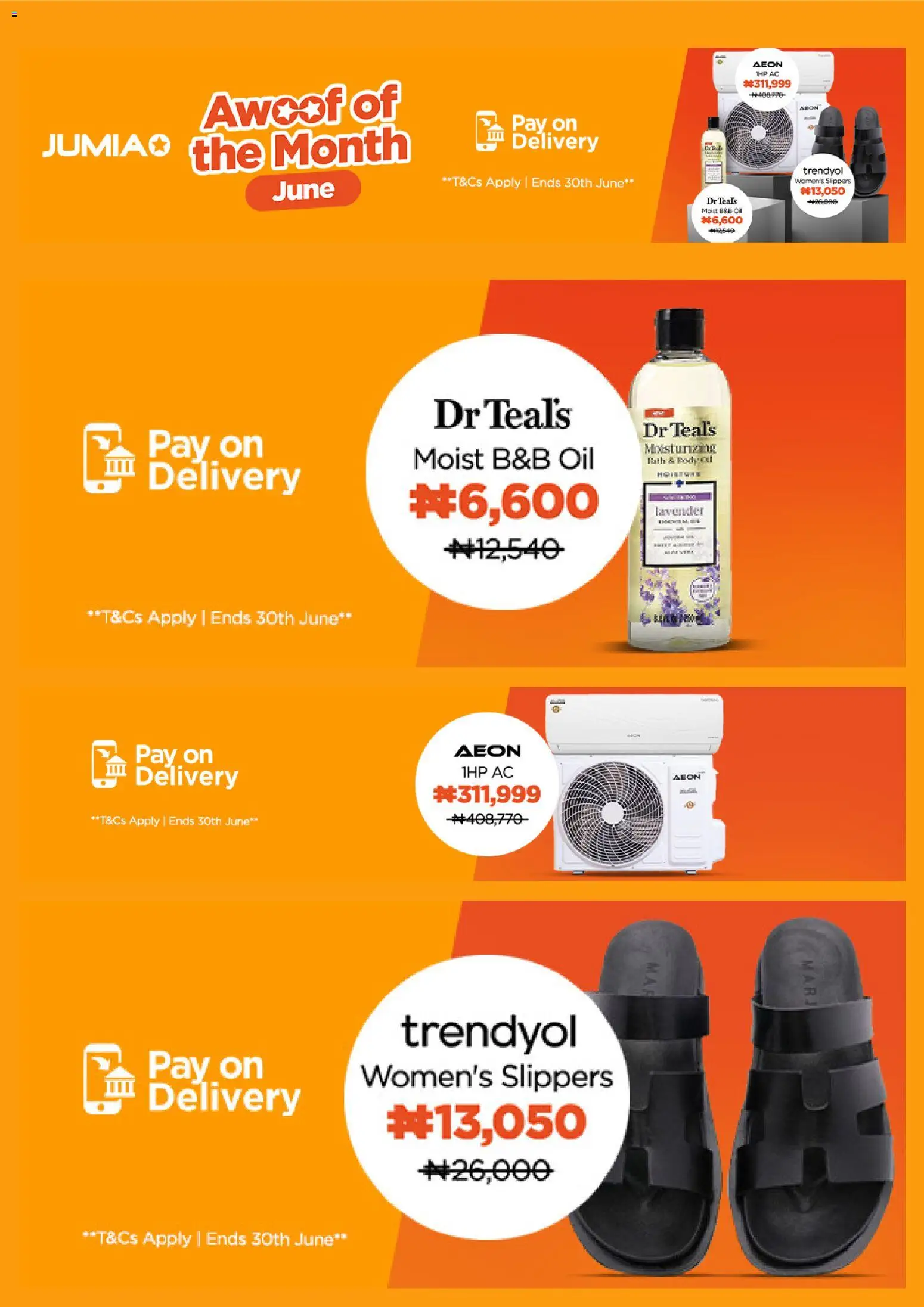 Preview of Jumia Jumia - Catalogue valid 01/06/2026 - Oil, Slippers