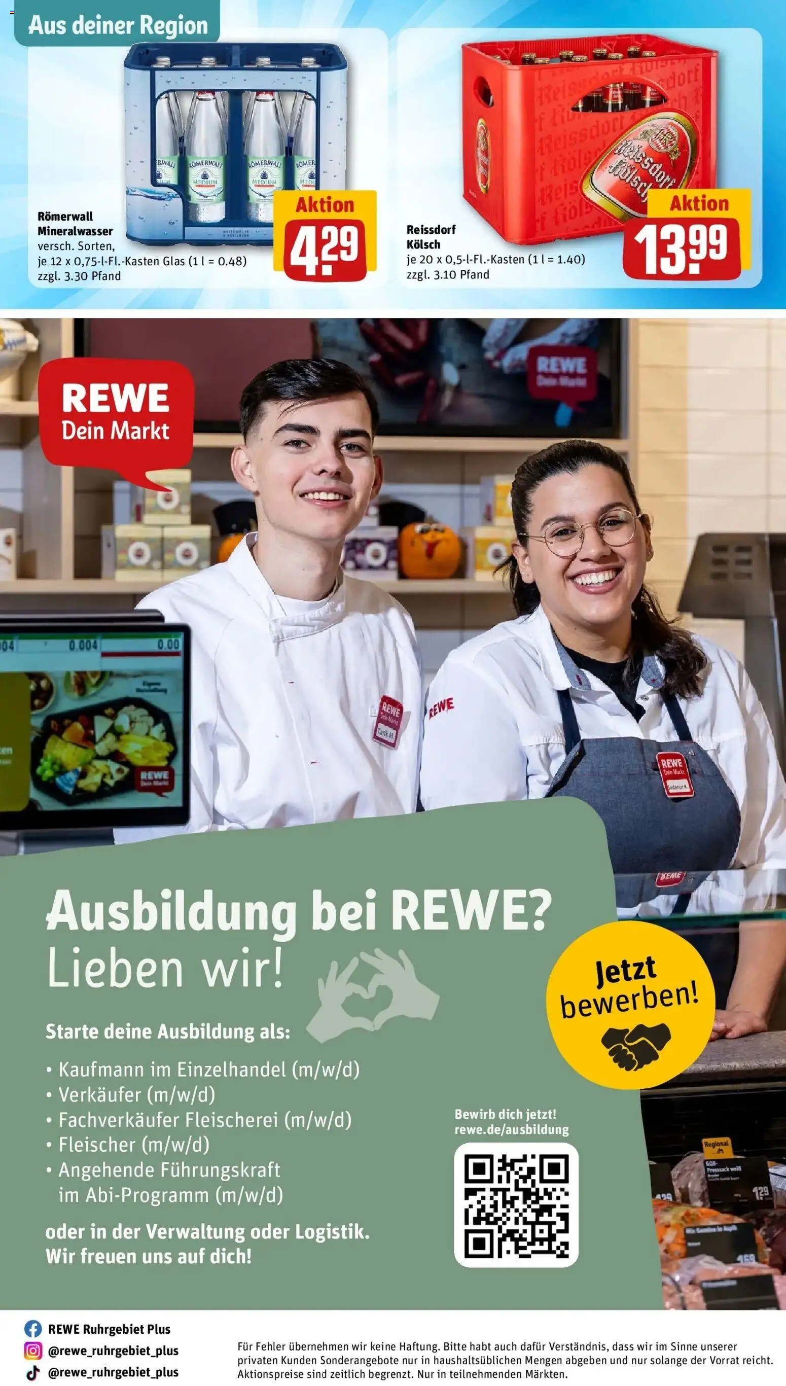 Vorschau von dem Prospekt des Geschäftes Rewe, gültig ab dem 12.10.2026