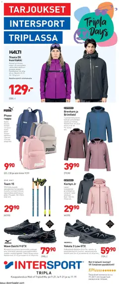 Kaupan Intersport Intersport tarjoukset Tripla esikatselu, voimassa 19/09/2026
