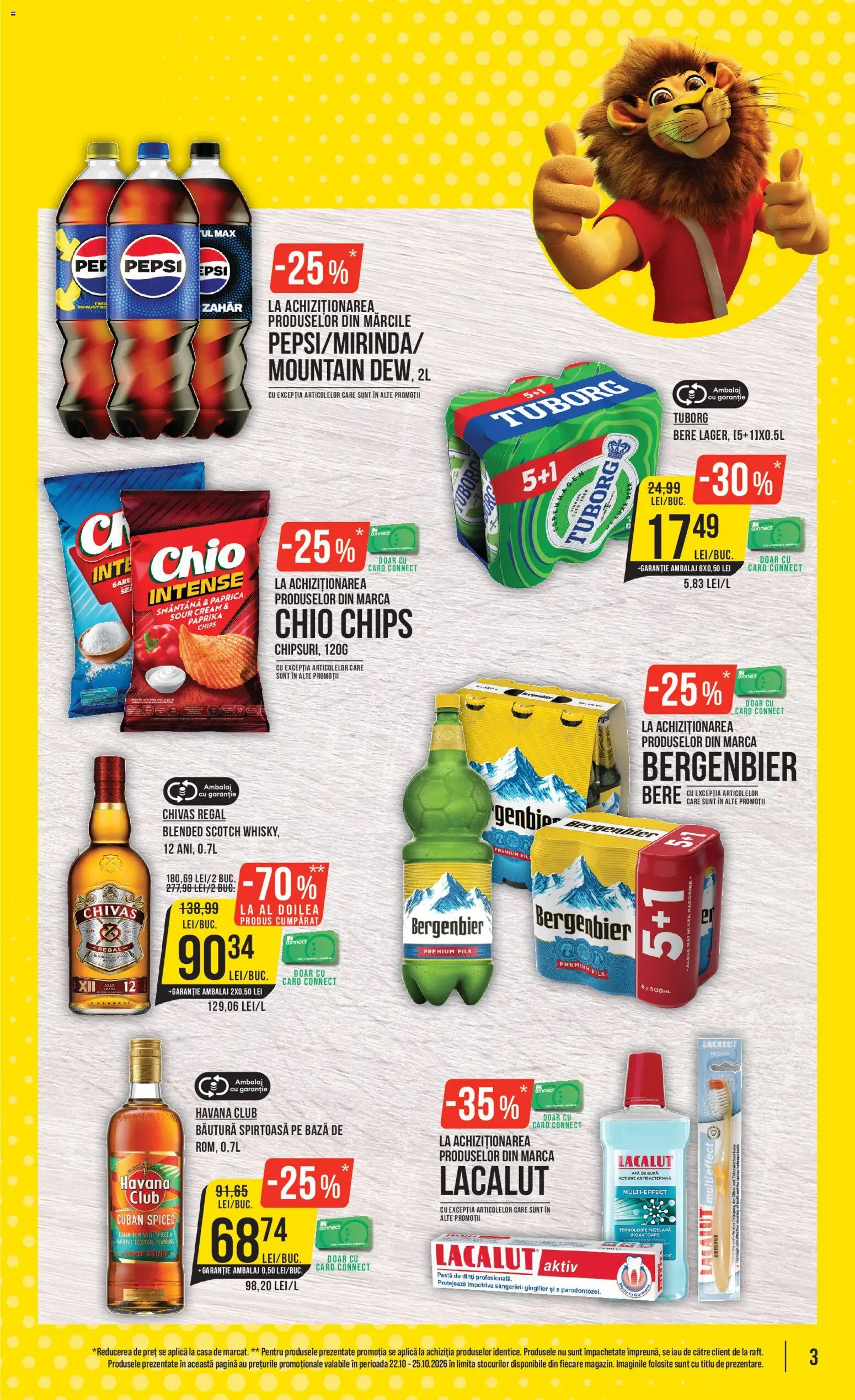 Previzualizarea de cataloage: Mega Image Mega Image Catalog valabil de la 22.10.2026 - Apă, Bergenbier, Zahăr, Smântână, Intense, Sare, Premium, Apă de gură