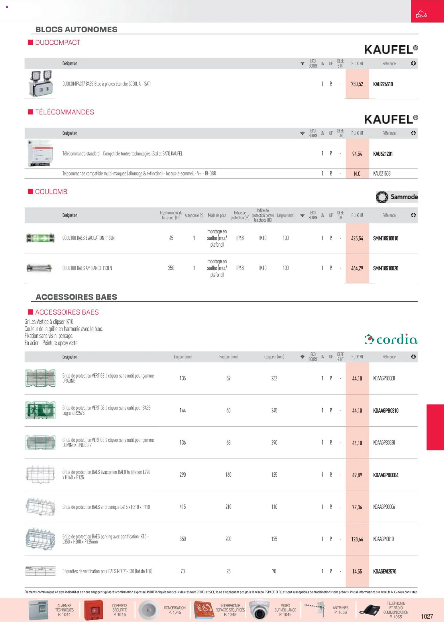 Prévisualisation de Brochure sécurité, communication du magasin Rexel formulaire valide 18/11/2025 - Vidéo, Radio, Peinture, Télécommande