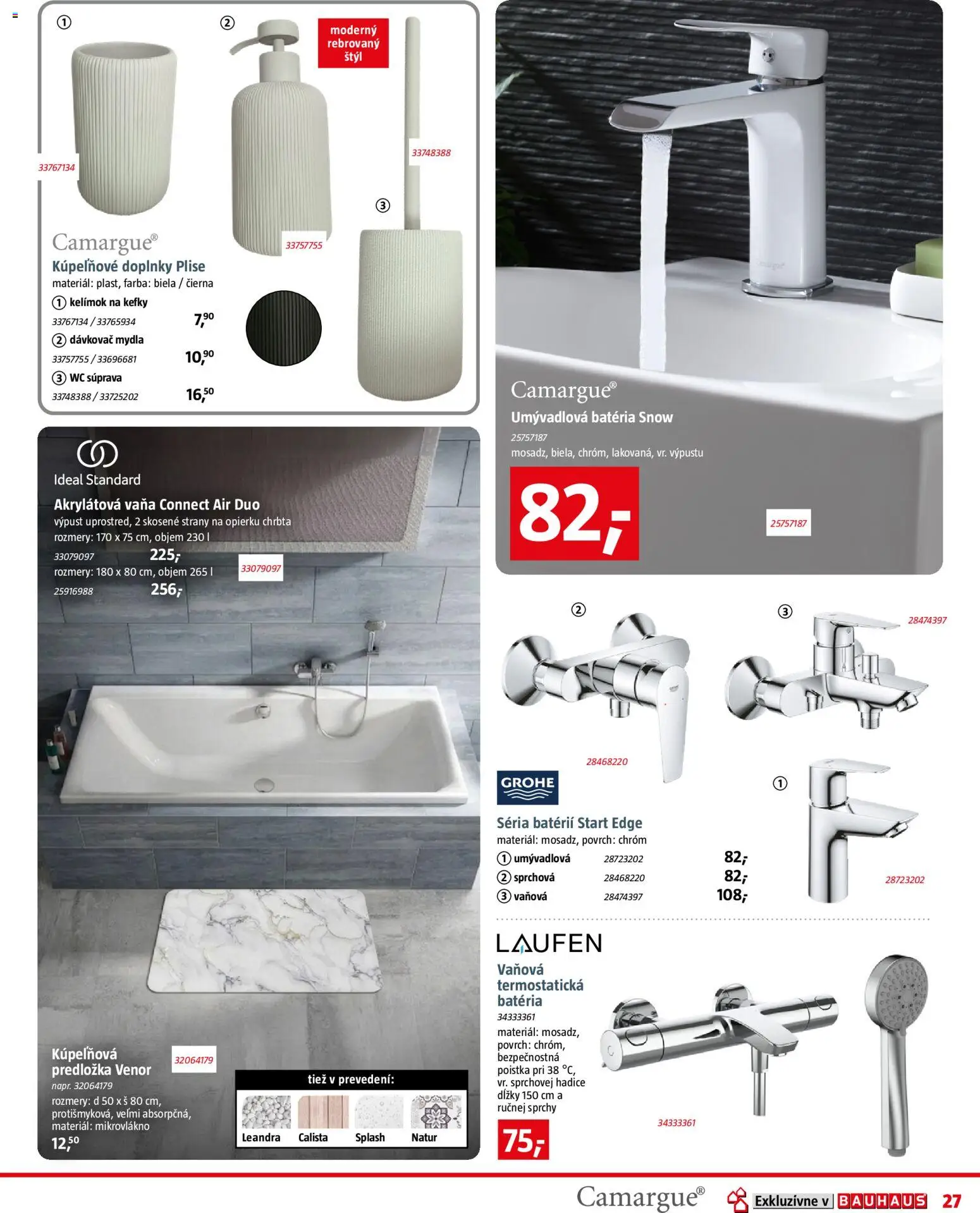 Náhľad Bauhaus letáku platného od 05.10.2026 - Wc, Batéria, Vaňa
