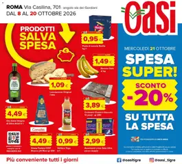 Anteprima dell'opuscolo Oasi volantino Roma dal negozio Oasi valido da 08/10/2026