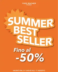 Anteprima dell'opuscolo Yves Rocher catalogo Summer Best Seller dal negozio Yves Rocher valido da 31/07/2026
