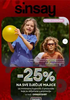 Pregled letka Sinsay katalog trgovine Sinsay vrijedi od 18.05.2026