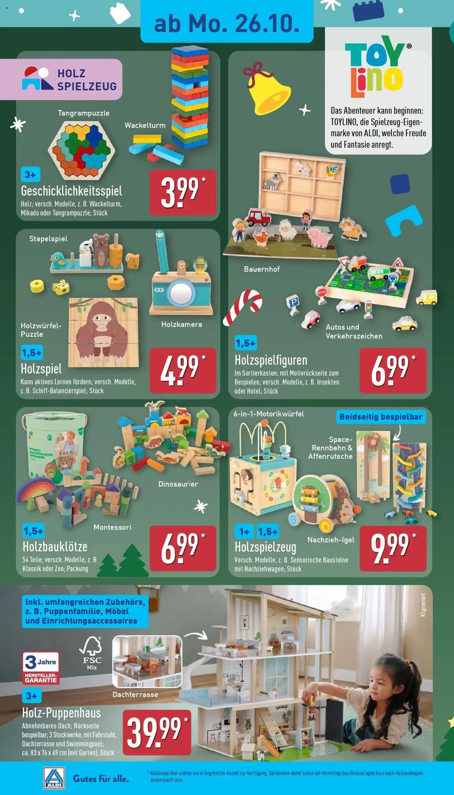 Vorschau von dem Prospekt des Geschäftes Aldi, gültig ab dem 26.10.2026