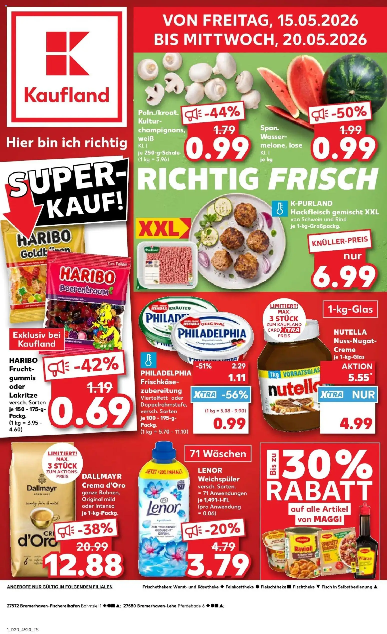 Vorschau von dem Prospekt des Geschäftes Kaufland, gültig ab dem 15.05.2026