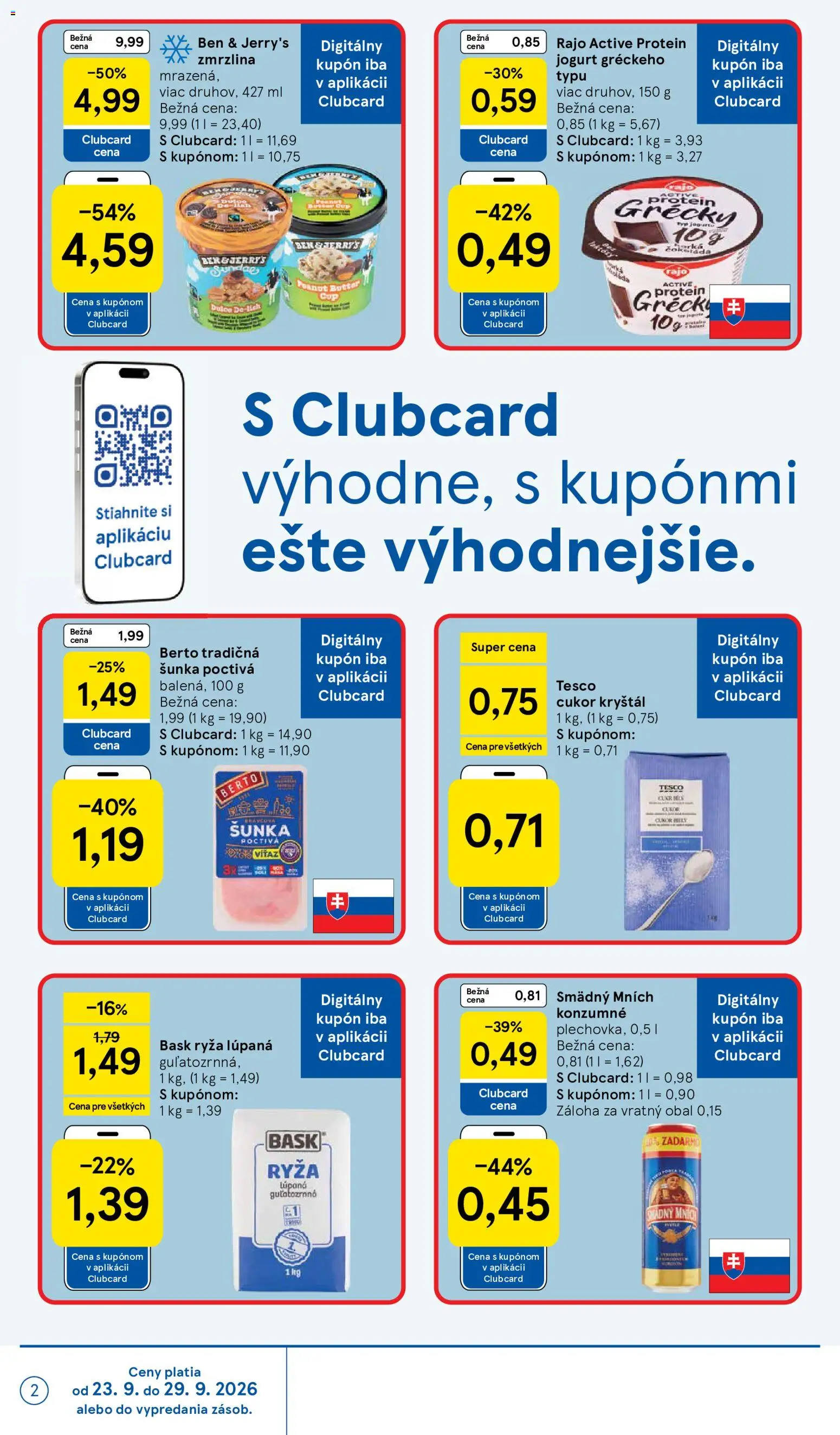 Náhľad Tesco letáku platného od 23.09.2026