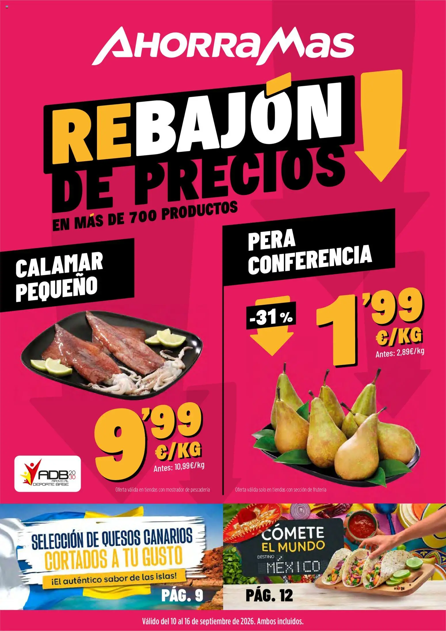 Vista previa del folleto de la tienda AhorraMas válido desde el 10/09/2026 