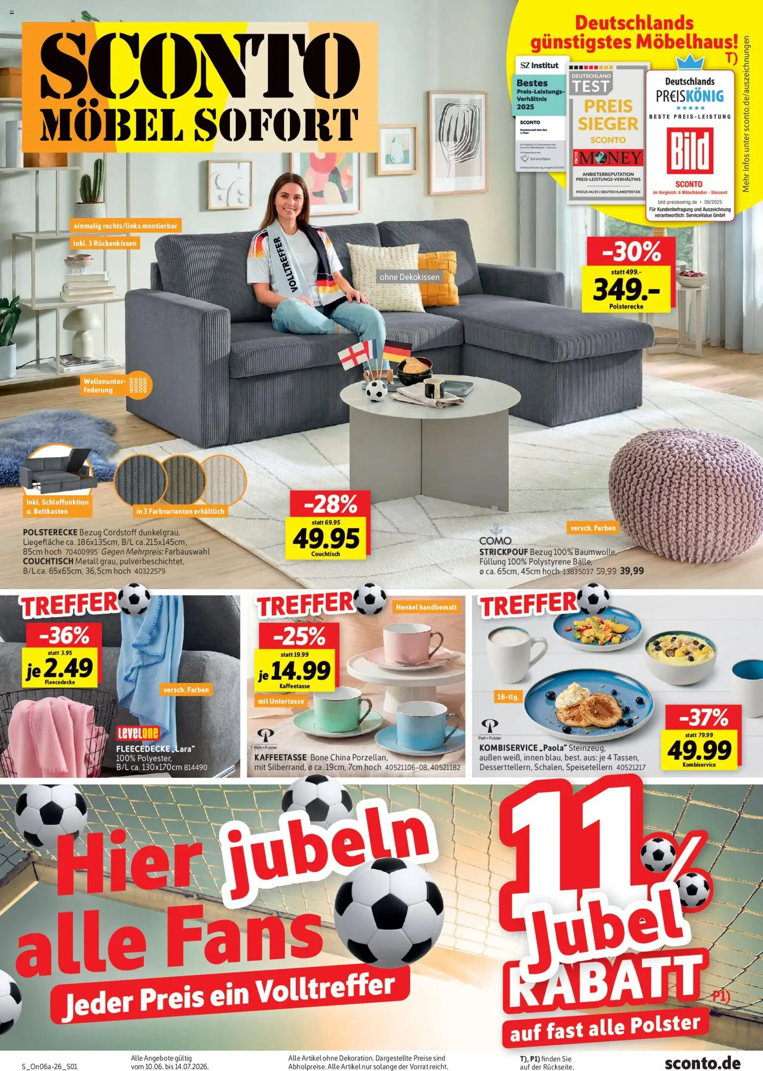 Vorschau von dem Prospekt des Geschäftes Sconto, gültig ab dem 10.06.2026