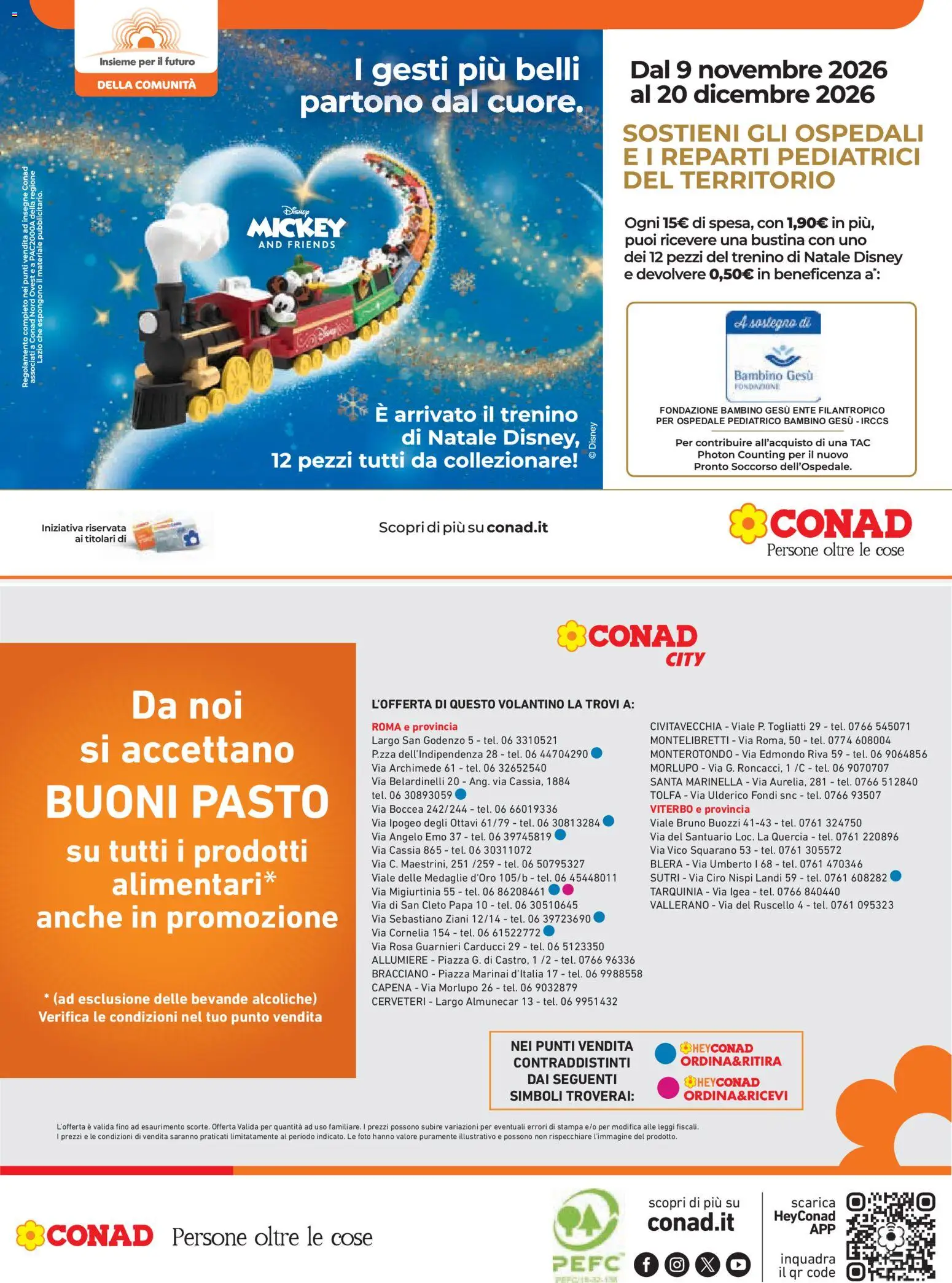 Anteprima dell'opuscolo Conad volantino City Lazio dal negozio Conad valido da 04/11/2026 - Stampa, Bevande