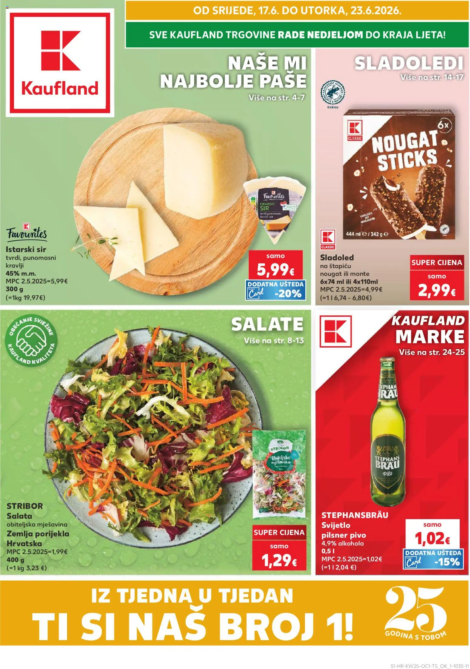 Pregled letka Karlovac trgovine Kaufland vrijedi od 17.06.2026