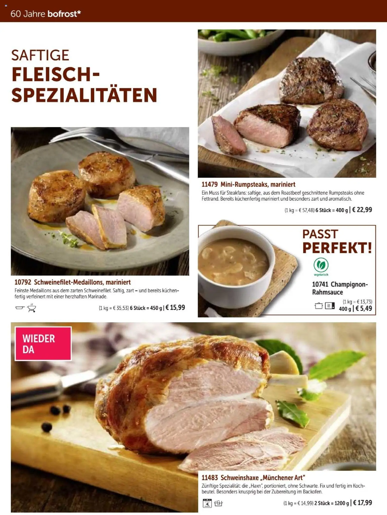 Vorschau von dem Prospekt des Geschäftes Bofrost, gültig ab dem 07.09.2026 - Kuchen, Roastbeef, Fleisch, Spezialitäten