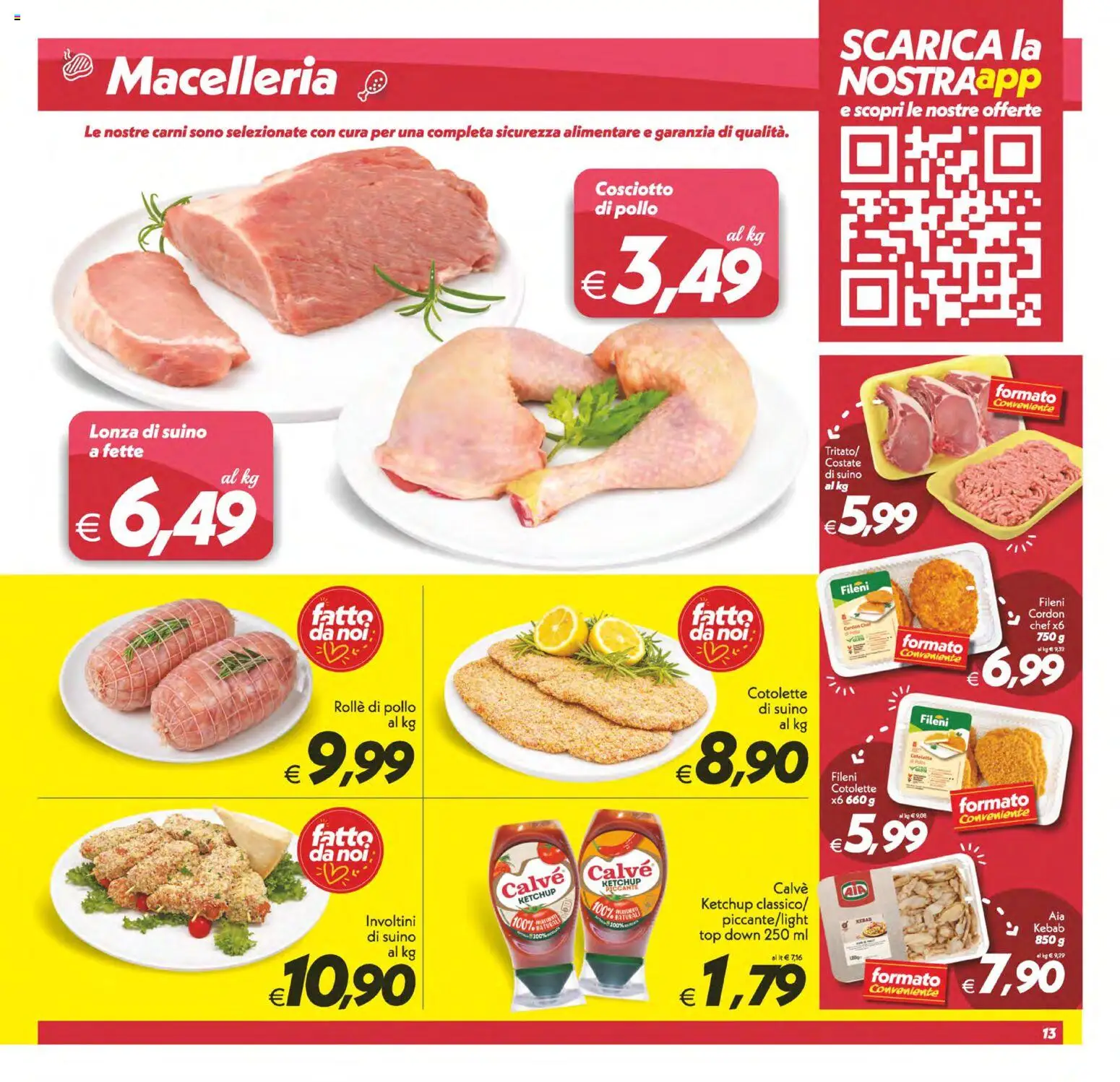 Anteprima dell'opuscolo SuperConveniente volantino Caltanissetta, San Cataldo, Avola, Lascari, Milazzo, Barcellona dal negozio SuperConveniente valido da 23/10/2026 - Pollo, Top, Ketchup, Suino