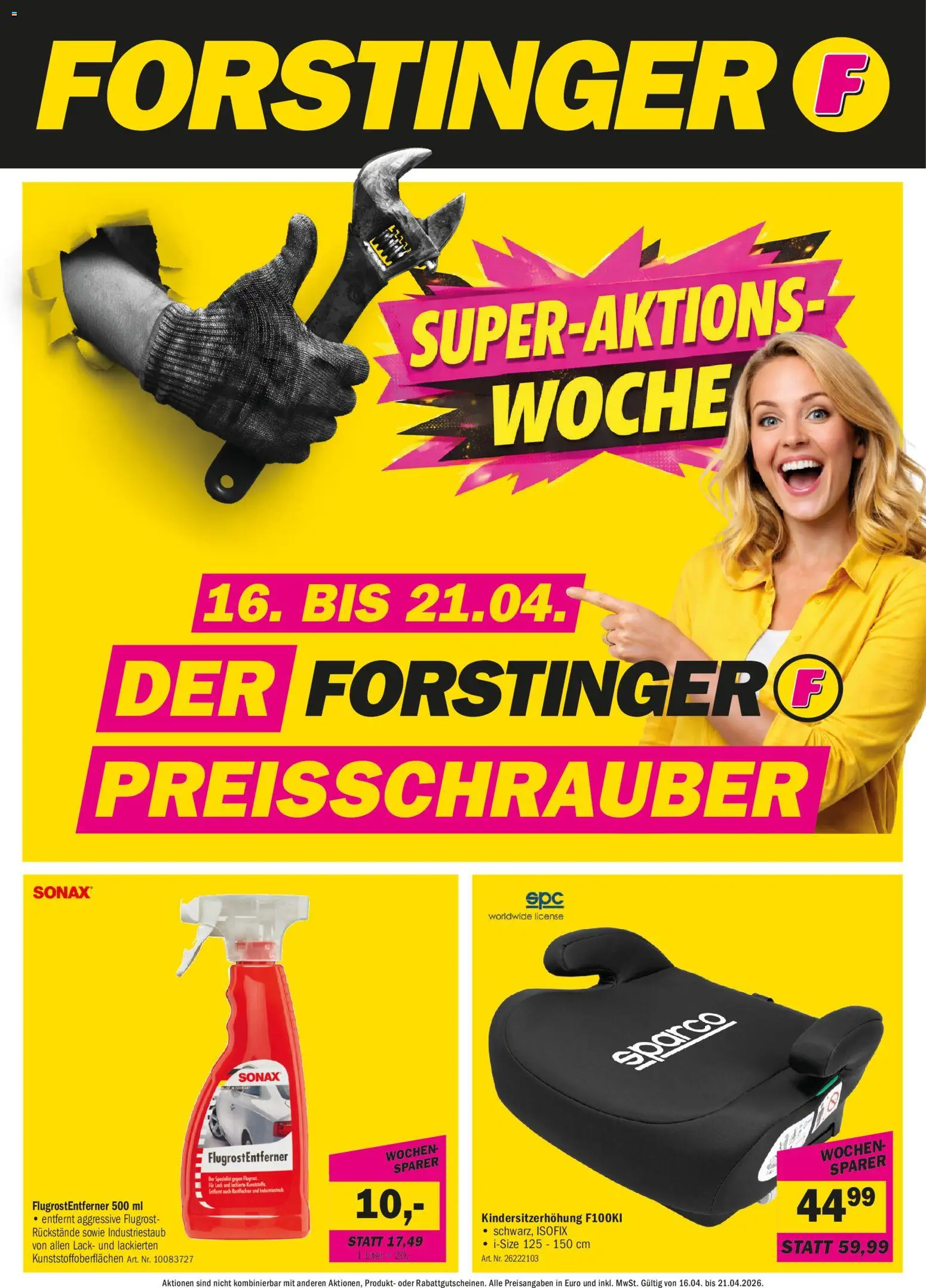 Vorschau der Angebote: Forstinger Forstinger Flugblatt gültig ab 16.04.2026