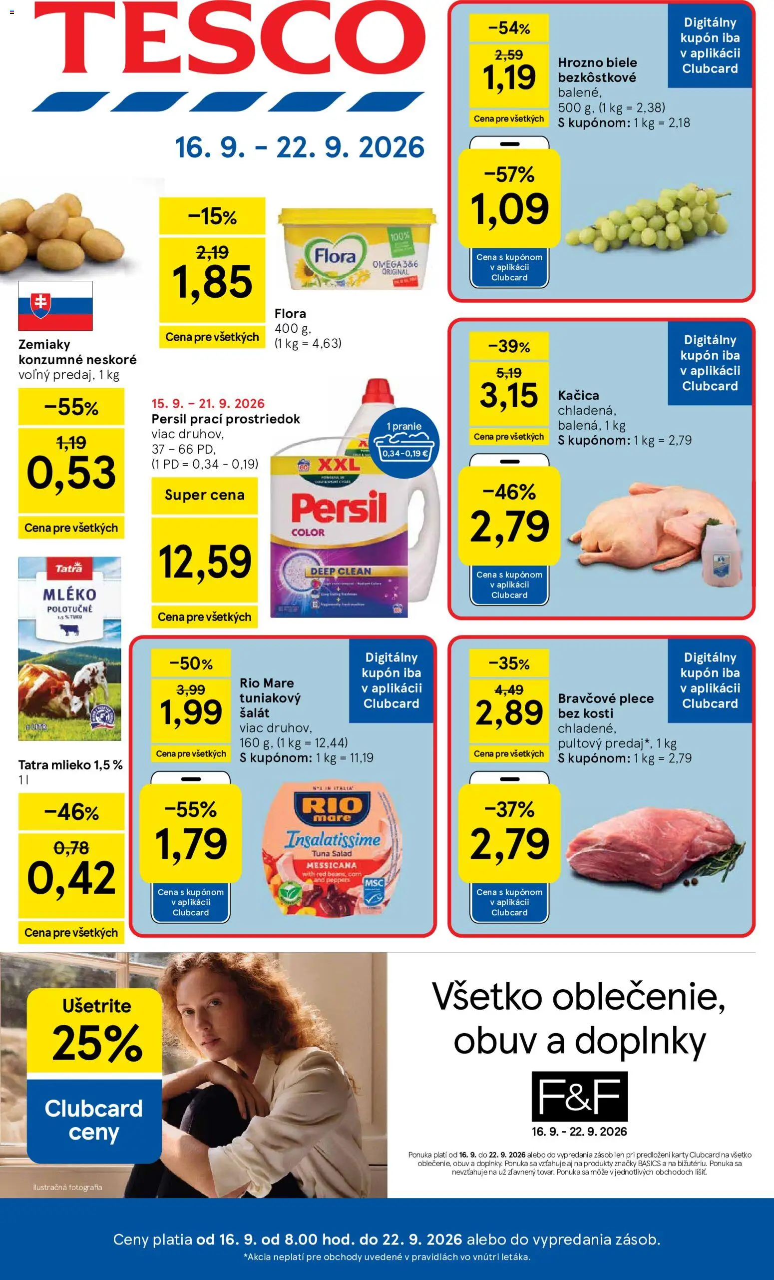 Náhľad Tesco letáku platného od 16.09.2026