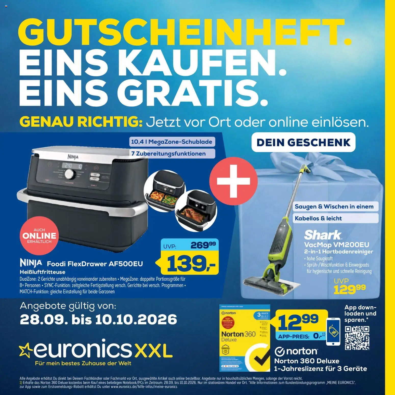 Vorschau von dem Prospekt des Geschäftes Euronics, gültig ab dem 28.09.2026