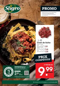Voorbeeld van Sligro Publicité van winkel Sligro geldig vanaf 15/10/2026