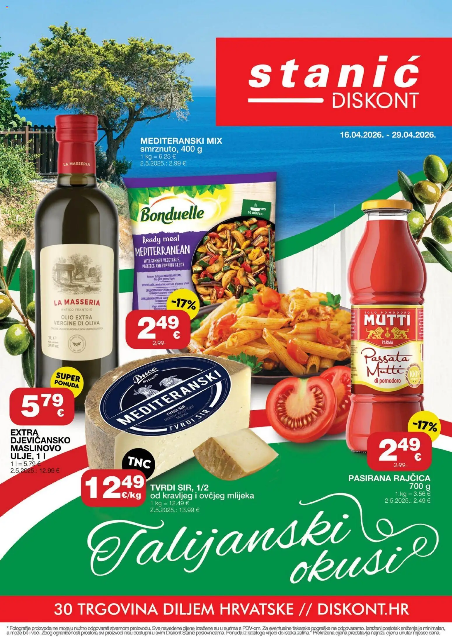 Pregled letka Stanić Diskont Katalog trgovine Stanić Diskont vrijedi od 16.04.2026