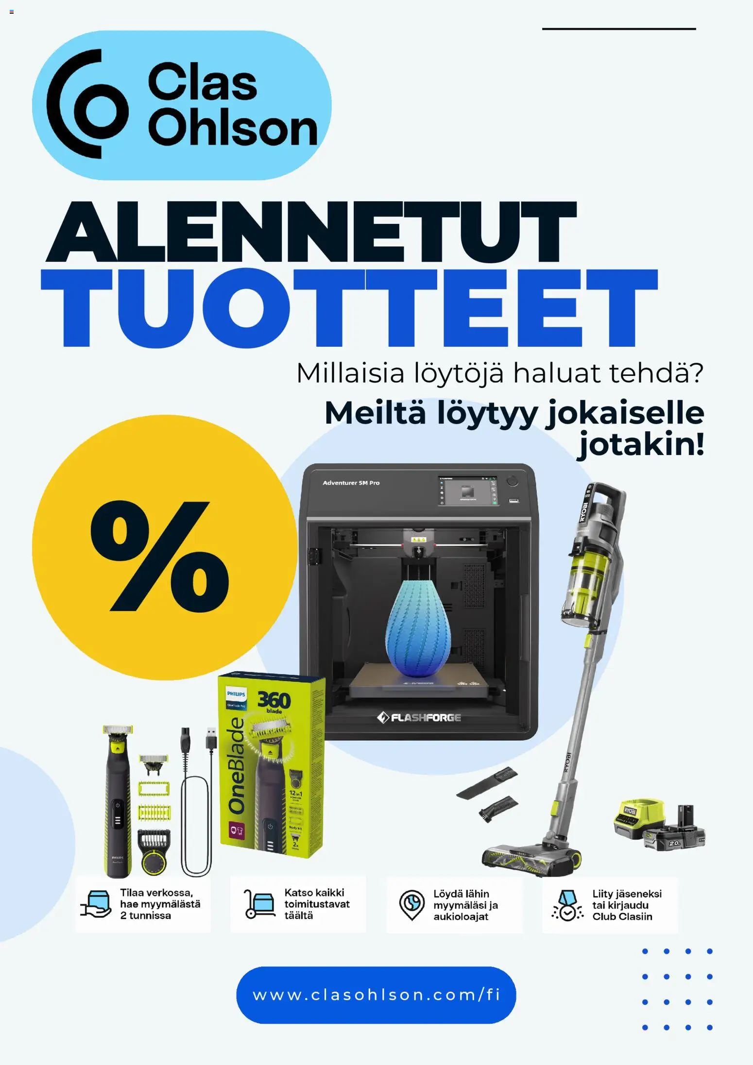 Kaupan Clas Ohlson Clas Ohlson tarjoukset esikatselu, voimassa 06/10/2026