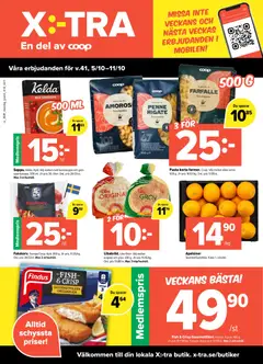 Förhandsgranska reklamblad Coop X:-TRA erbjudanden från butik Coop X:-TRA gäller från 05/10/2026