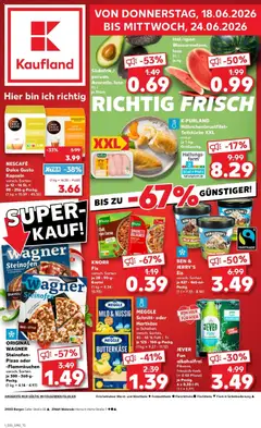 Vorschau von dem Prospekt des Geschäftes Kaufland, gültig ab dem 18.06.2026