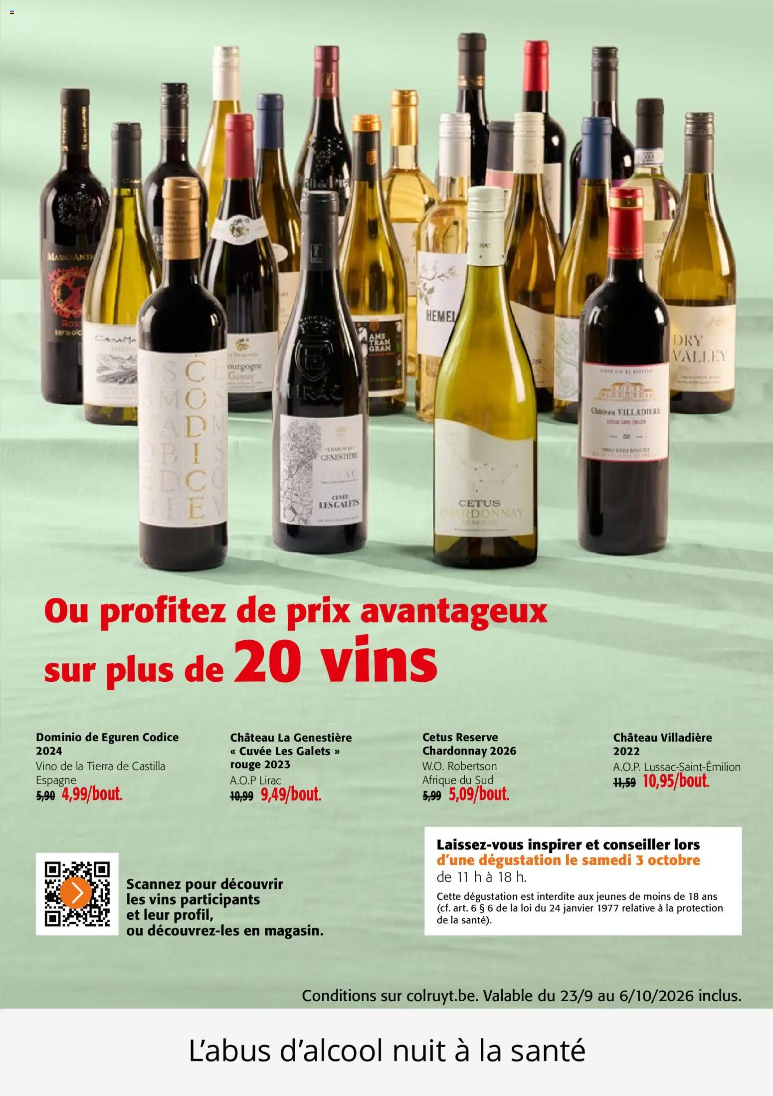 Prévisualisation de Colruyt catalogue du magasin Colruyt formulaire valide 23/09/2026