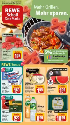 Vorschau von dem Prospekt des Geschäftes Rewe, gültig ab dem 03.08.2026