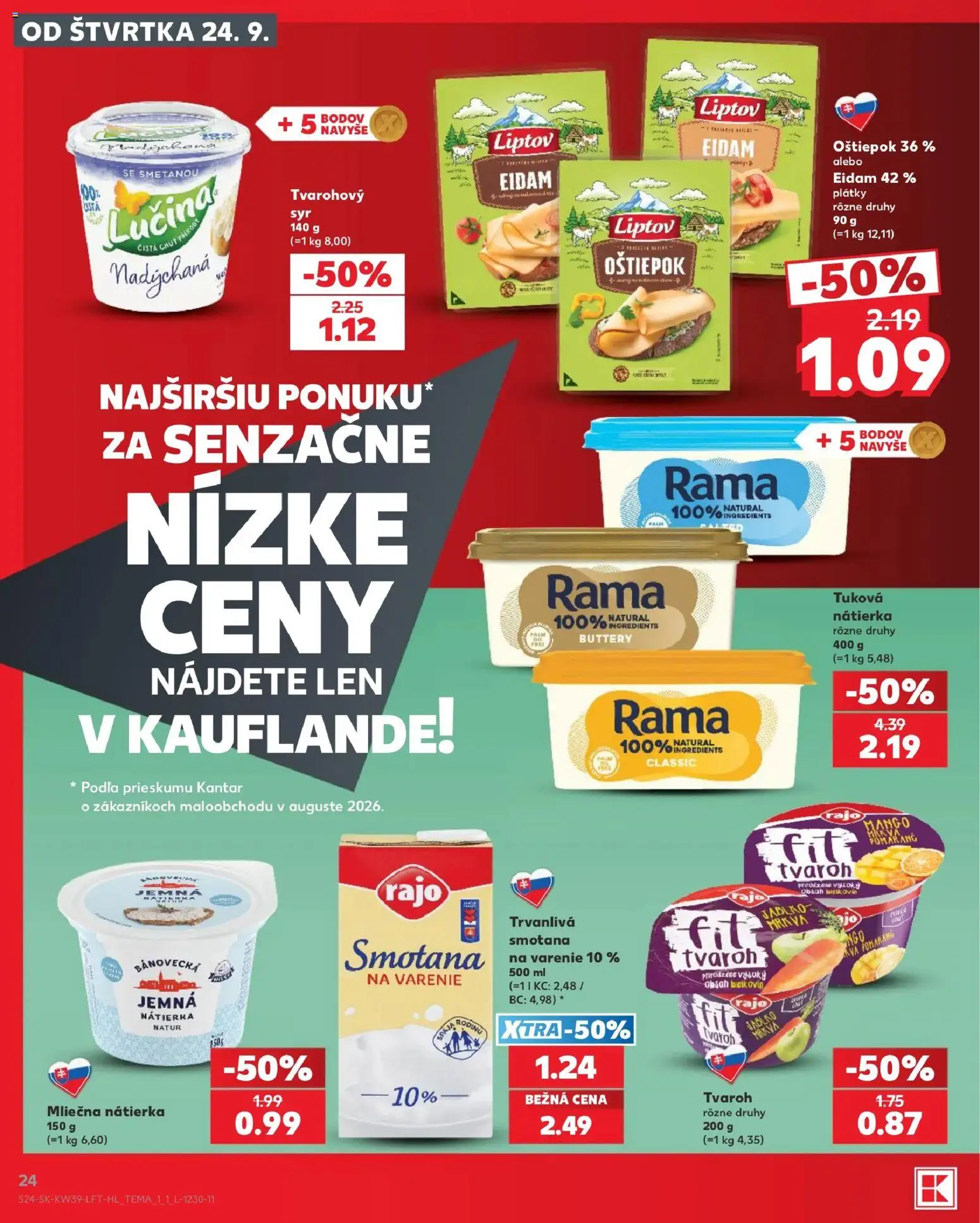 Náhľad Kaufland letáku platného od 24.09.2026