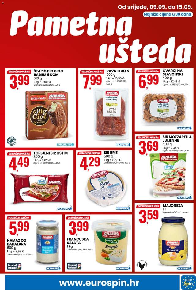 Novi Eurospin katalog od 09.09.