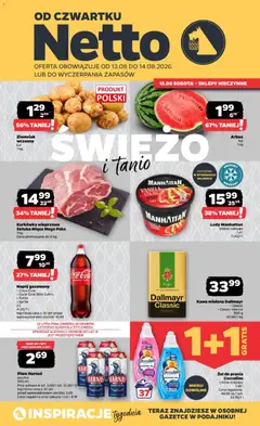 Pogląd gazetki "Netto gazetka od czwartku" ze sklepu Netto ważnej od 12.08.2026