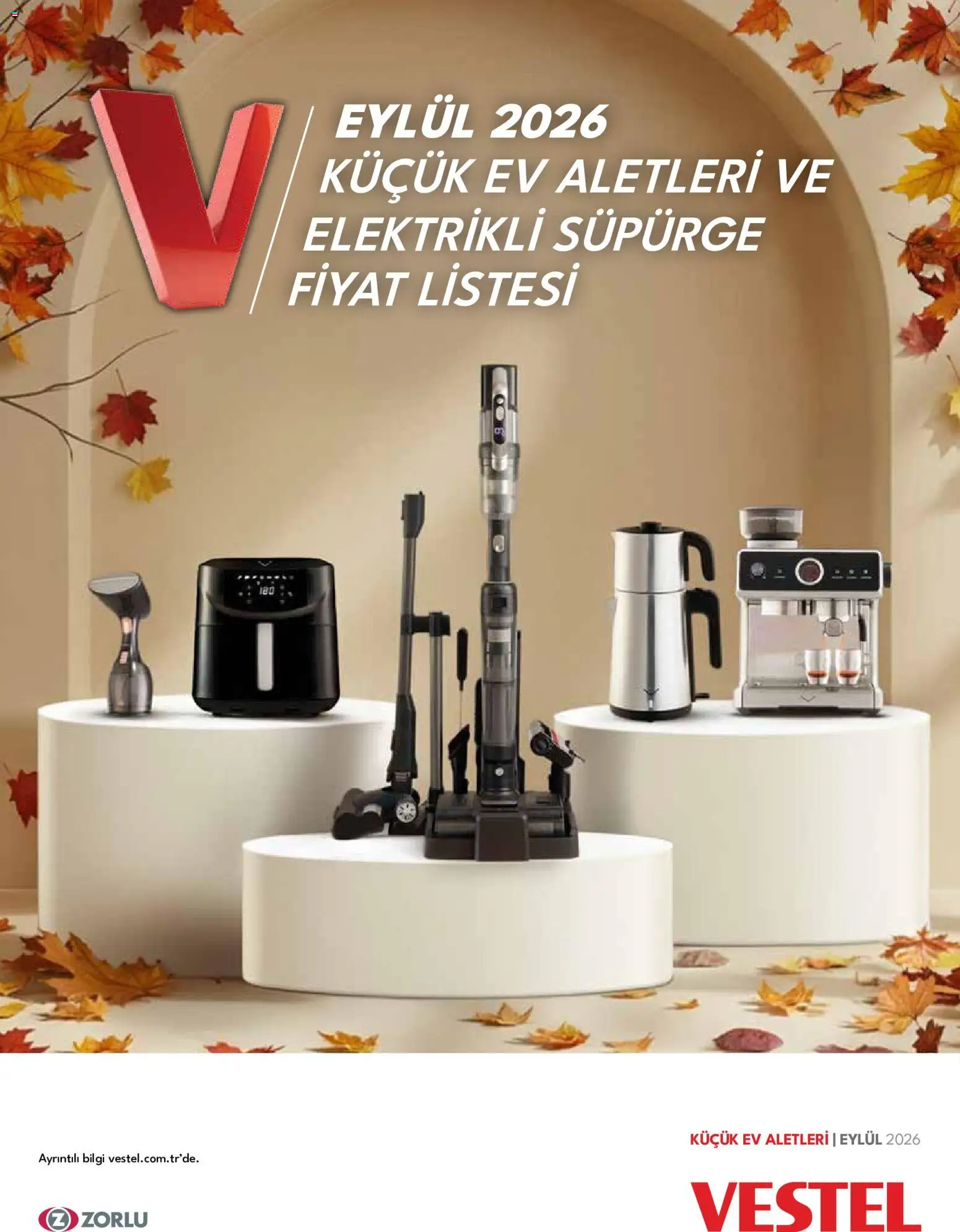 Vestel Vestel - Küçük Ev Aletleri 02.09.2026 - Broşürünün önizlemesi - Elektrikli süpürge
