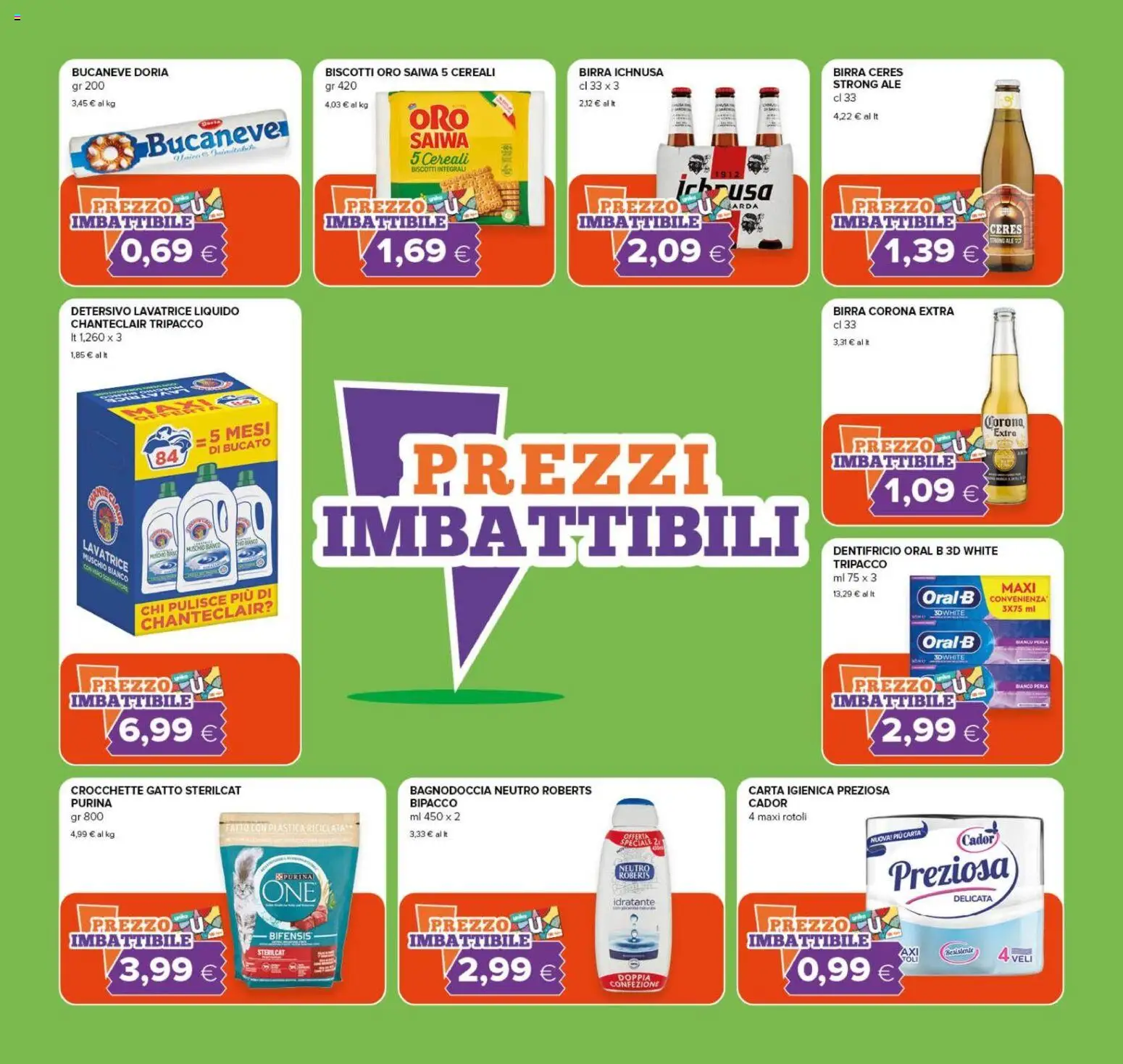 Anteprima dell'opuscolo Tigre volantino dal negozio Tigre valido da 22/10/2026 - Lavatrice, Cereali, Carta igienica, Ceres, Dentifricio, Crocchette, Birra Ichnusa, Crocchette gatto