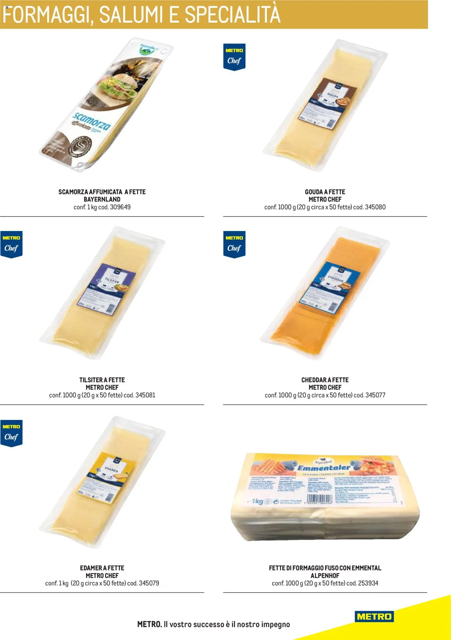 Anteprima dell'opuscolo Metro volantino Hotel dal negozio Metro valido da 31/08/2026 - Formaggio, Cheddar, Emmental, Specialità, Formaggio fuso