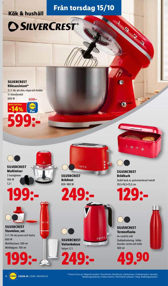 Nytt Lidl reklamblad från 12/10