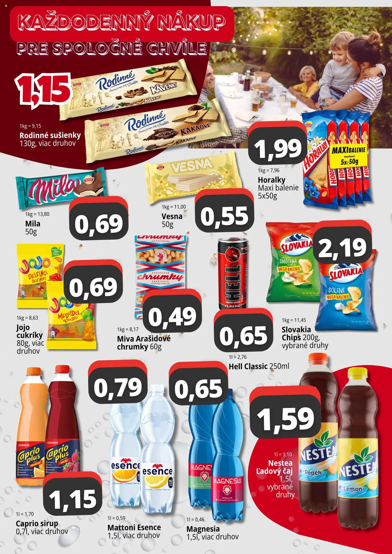 Náhľad CBA Komfos letáku platného od 03.08.2026