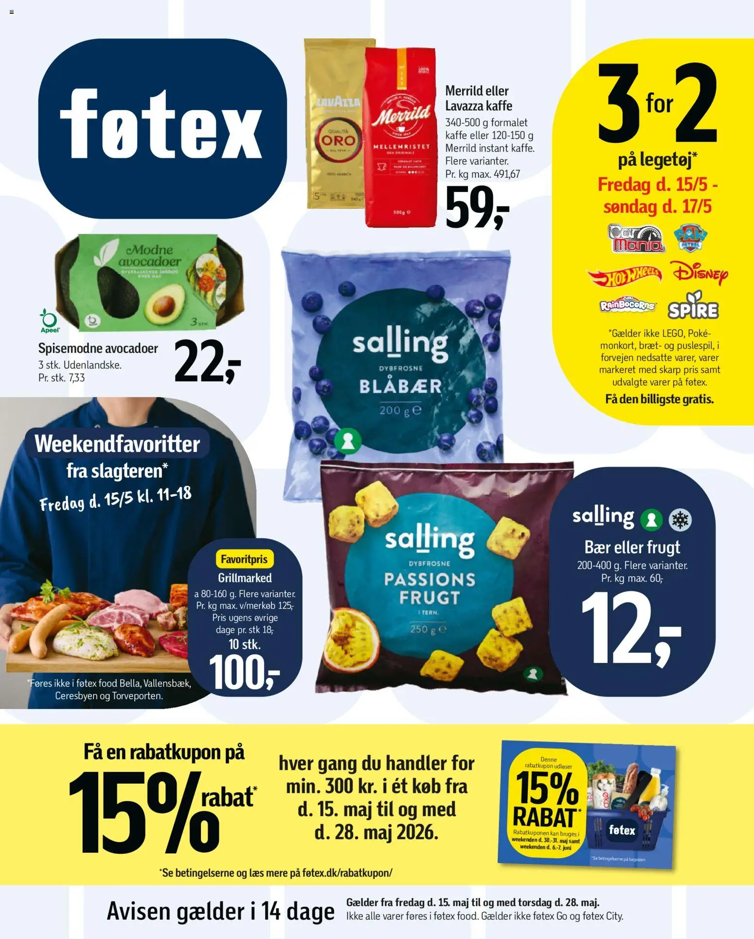 Eksempel på tilbudsavis Føtex - Tilbudsavis uge 21-22 fra butik Føtex gyldig fra 15/05/2026