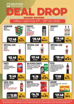 Preview of Bestway Bestway - Deal Drop valid from 14/10/2026