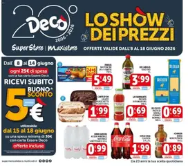 Anteprima dell'opuscolo Decò volantino MaxiStore Montaquila dal negozio Decò valido da 08/06/2026