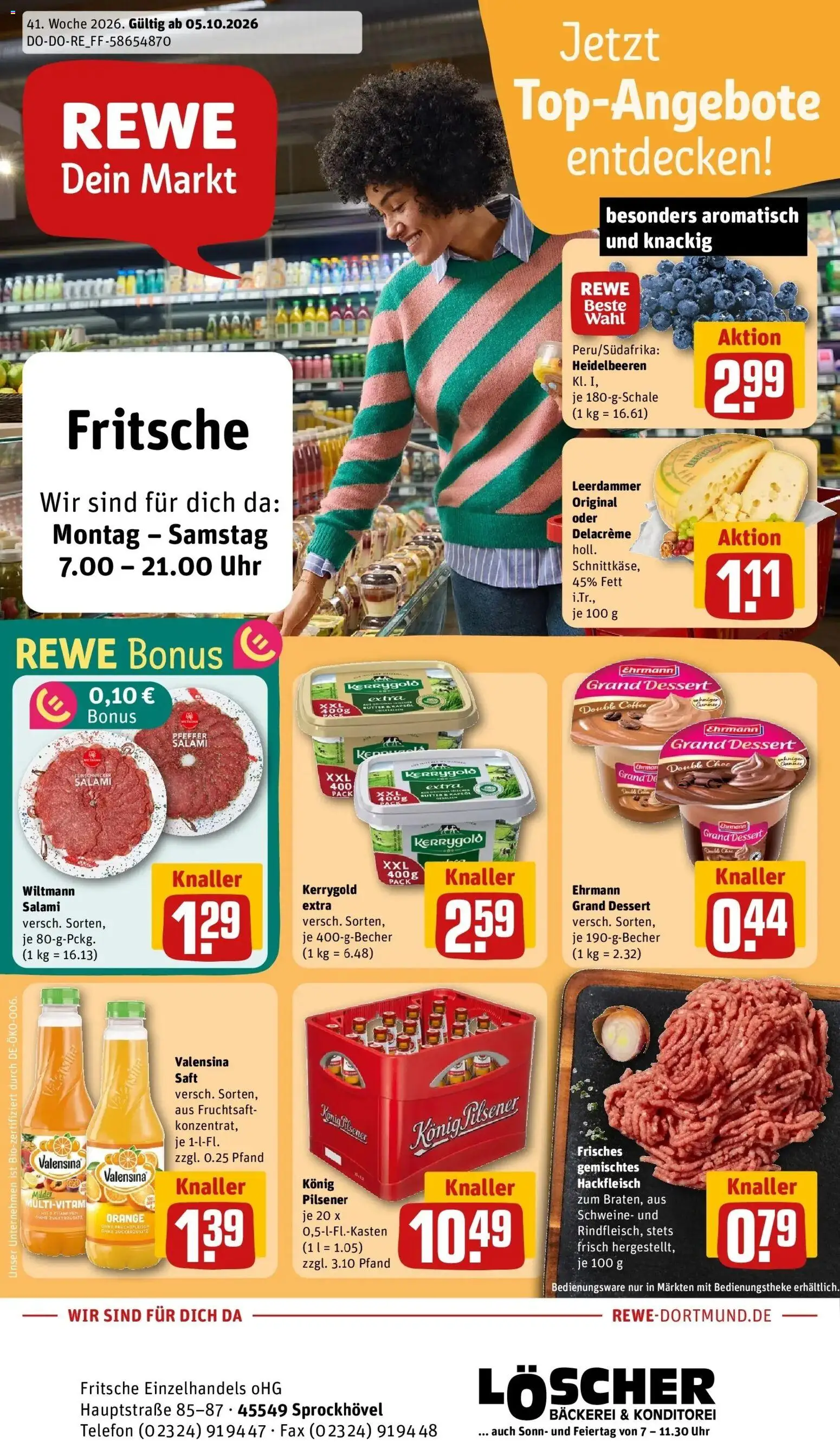 Vorschau von dem Prospekt des Geschäftes Rewe, gültig ab dem 05.10.2026
