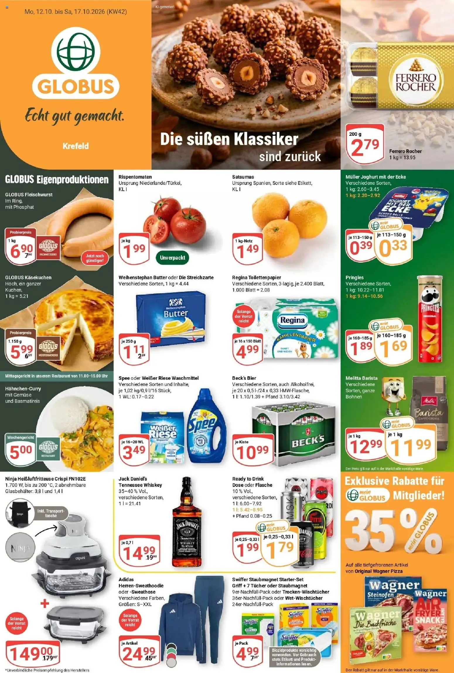 Vorschau von dem Prospekt des Geschäftes Globus, gültig ab dem 12.10.2026