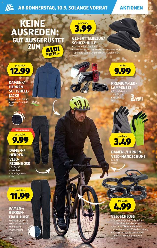 Neue Aldi Aktionen ab 10.09.
