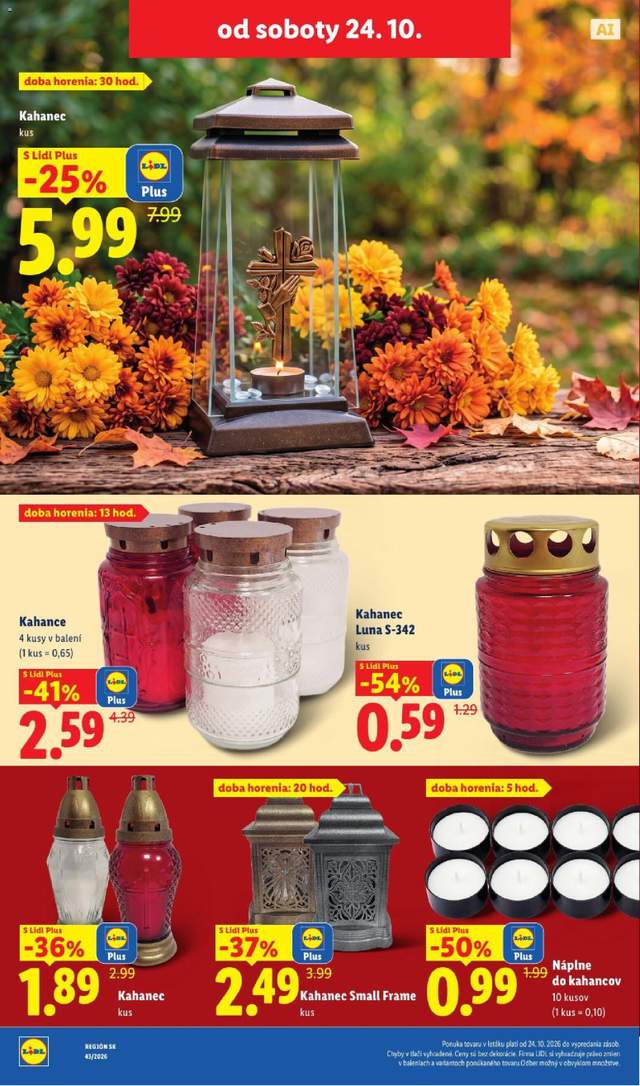 Nový Lidl leták od 26.10.