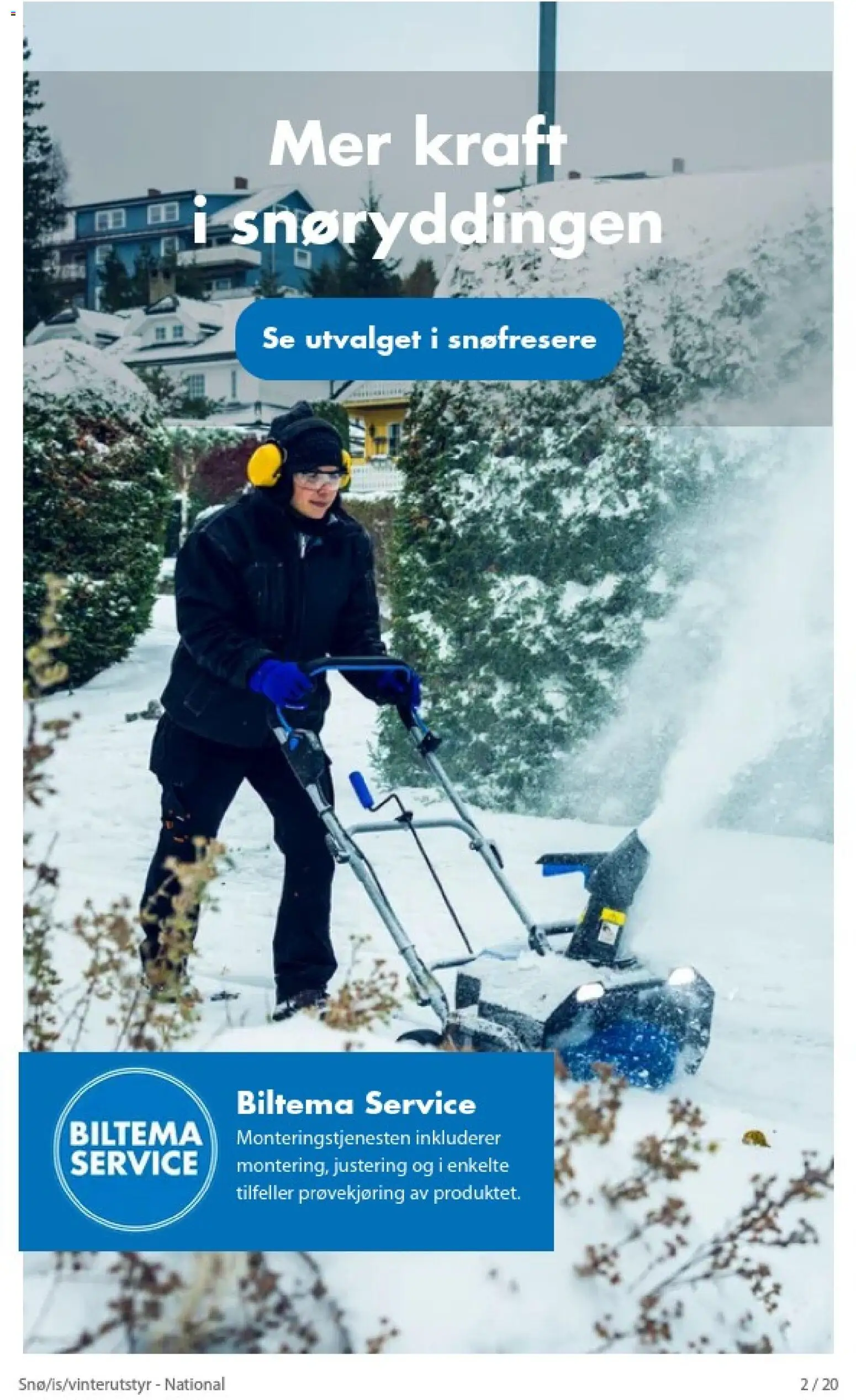 Forhåndsvis Biltema kundeavis Snø is vinterutstyr fra butikk Biltema gyldig fra 04/10/2026