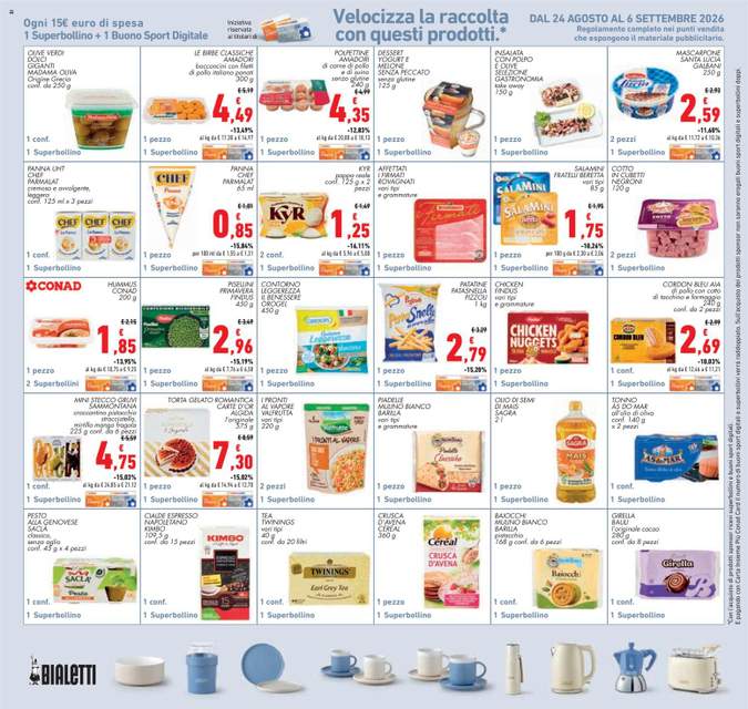 Nuovo volantino Conad dal 26/08