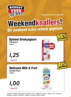 Voorbeeld van Budget Food folder - Weekendfolder van winkel Budget Food geldig vanaf 29-05-2026