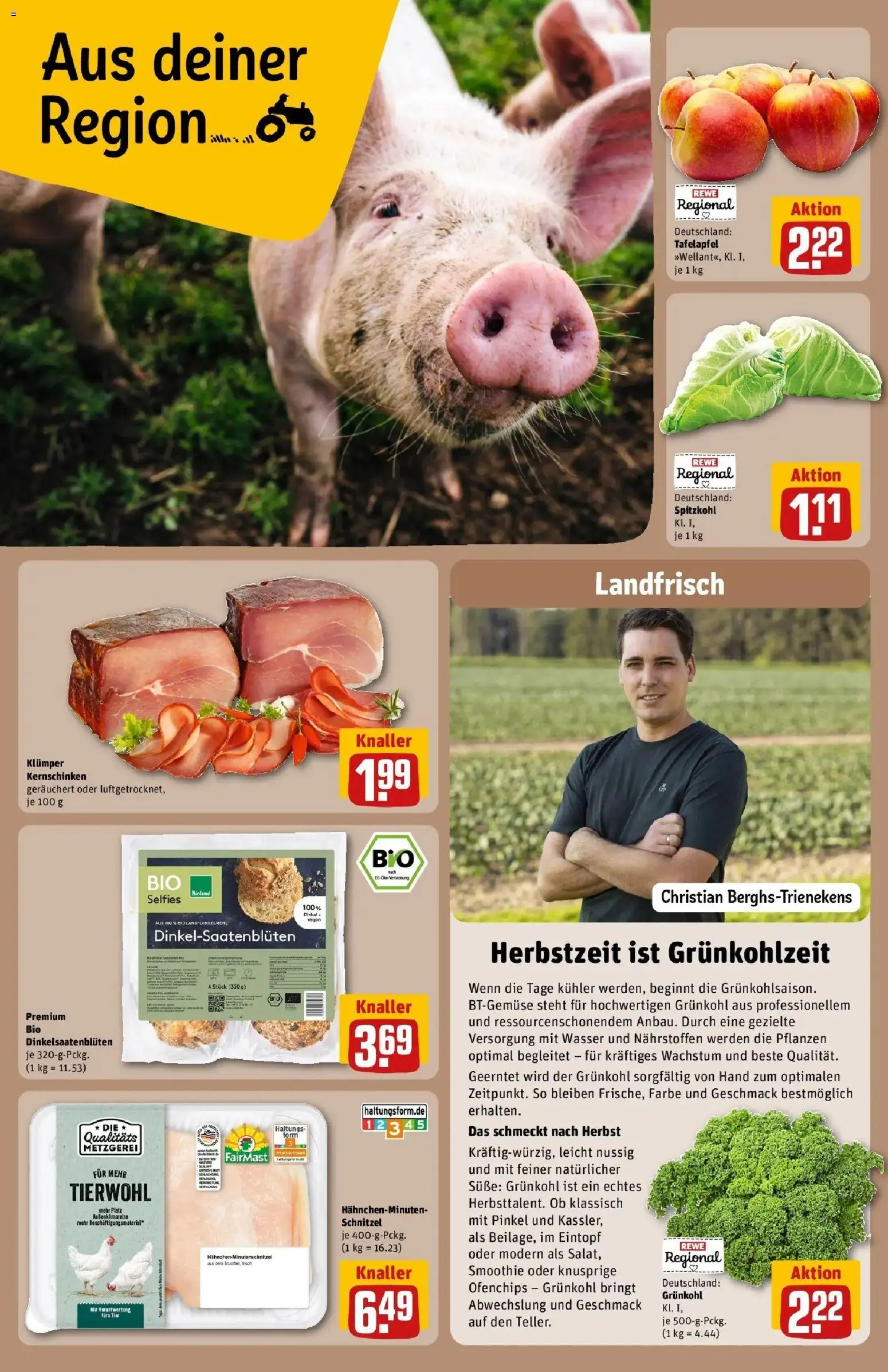 Vorschau von dem Prospekt des Geschäftes Rewe, gültig ab dem 26.10.2026