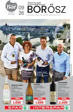 Spar - Spar BOR ősz katalógus megtekintése, amely érvényes 2026.09.02.-től