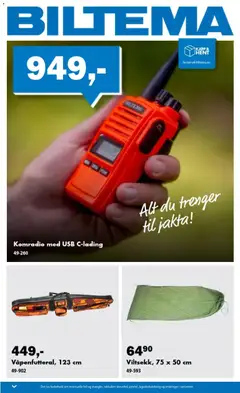Forhåndsvis Biltema Jakt - National fra butikk Biltema gyldig fra 17/08/2026