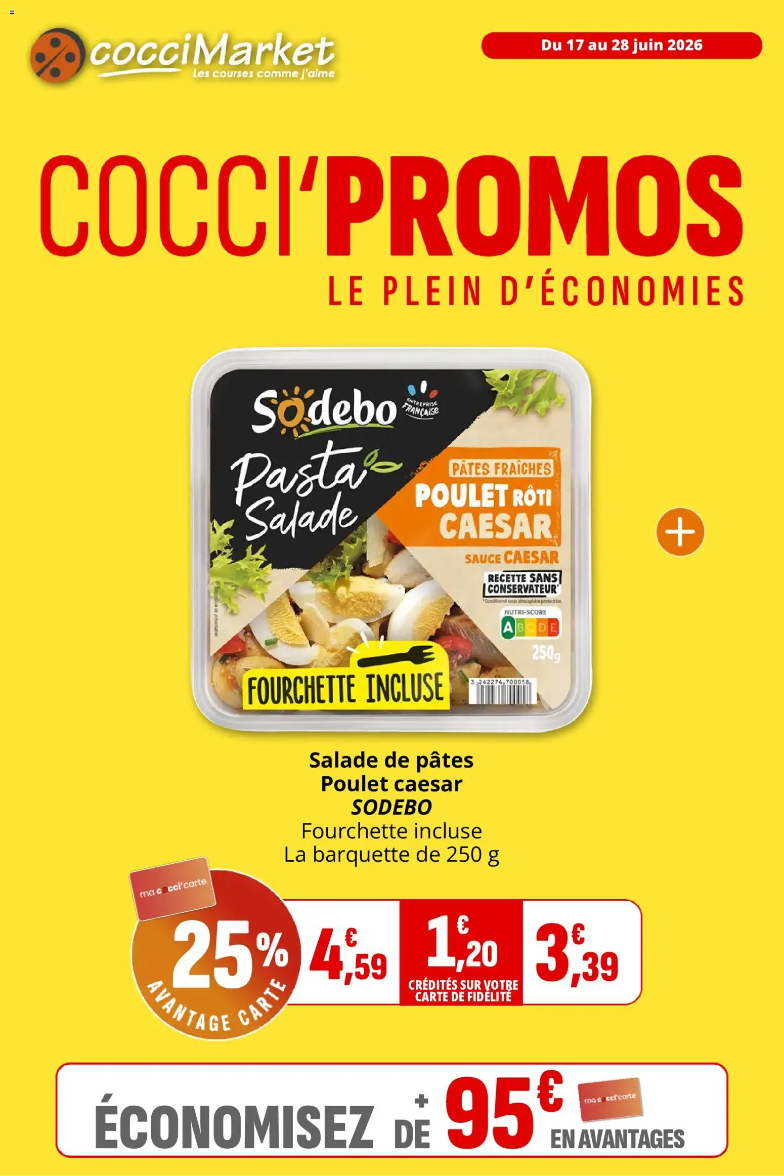 Prévisualisation de Coccinelle - Market du magasin Coccinelle formulaire valide 17/06/2026